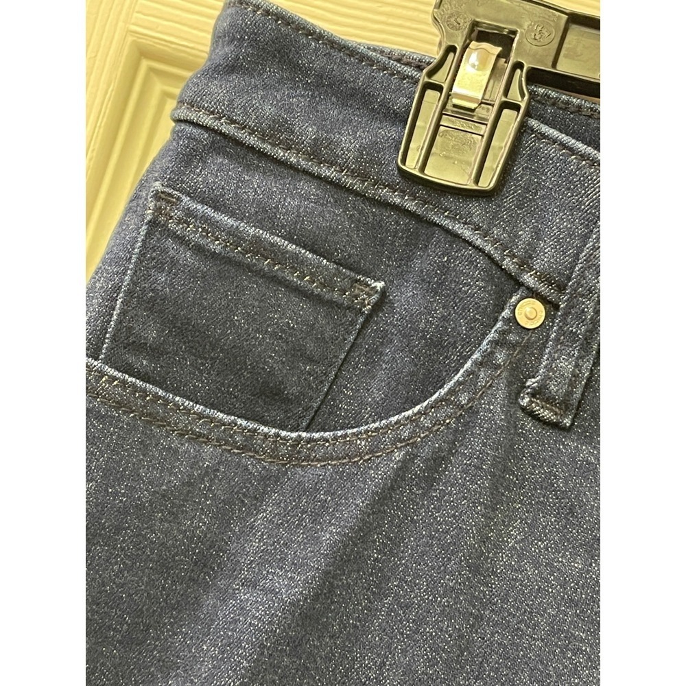 Chico's So Slimming Girlfriend‎ Jeans Size 3R US 16 Regular Ombre Fade - Picture 6 of 17